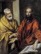 GRECO, El Saints Peter and Paul oil painting on canvas